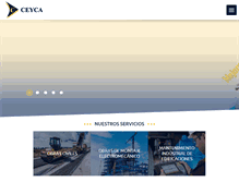Tablet Screenshot of grupoceyca.com.pe